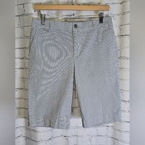 LRL Ralph Lauren Women's Striped Blue/ Gray Shorts Size 6